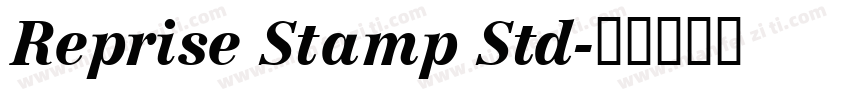 Reprise Stamp Std字体转换